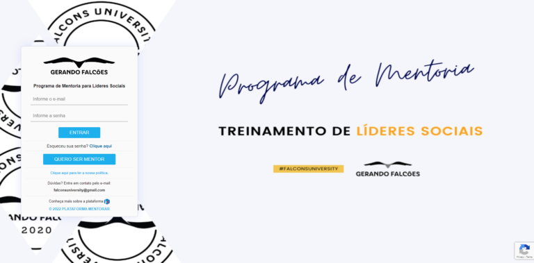 Tela do programa Gerando Falcões